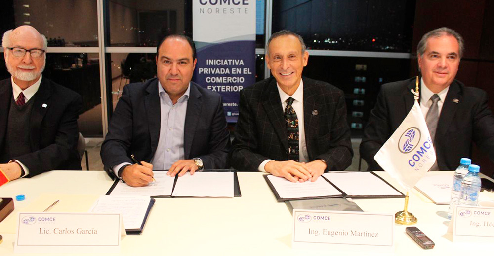 Firma Tamaulipas convenio de colaboración con el COMCE 