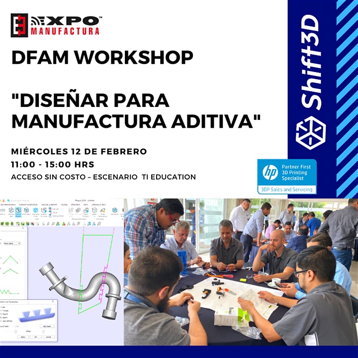 DFAM Workshop “Diseñar para manufactura aditiva”