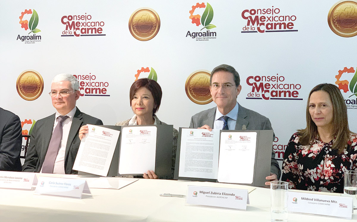 Firman Comecarne y Agroalim alianza para impulsar mejores prácticas en el sector cárnico
