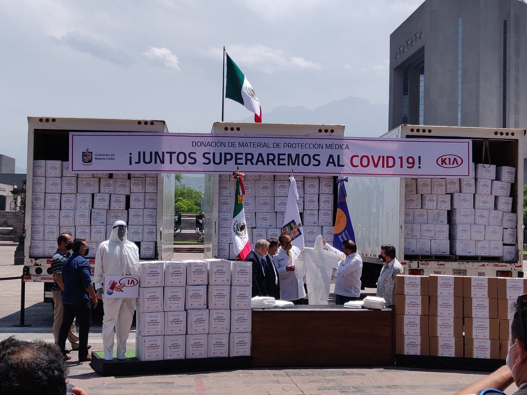 KIA Motors México dona equipo de protección en Nuevo León