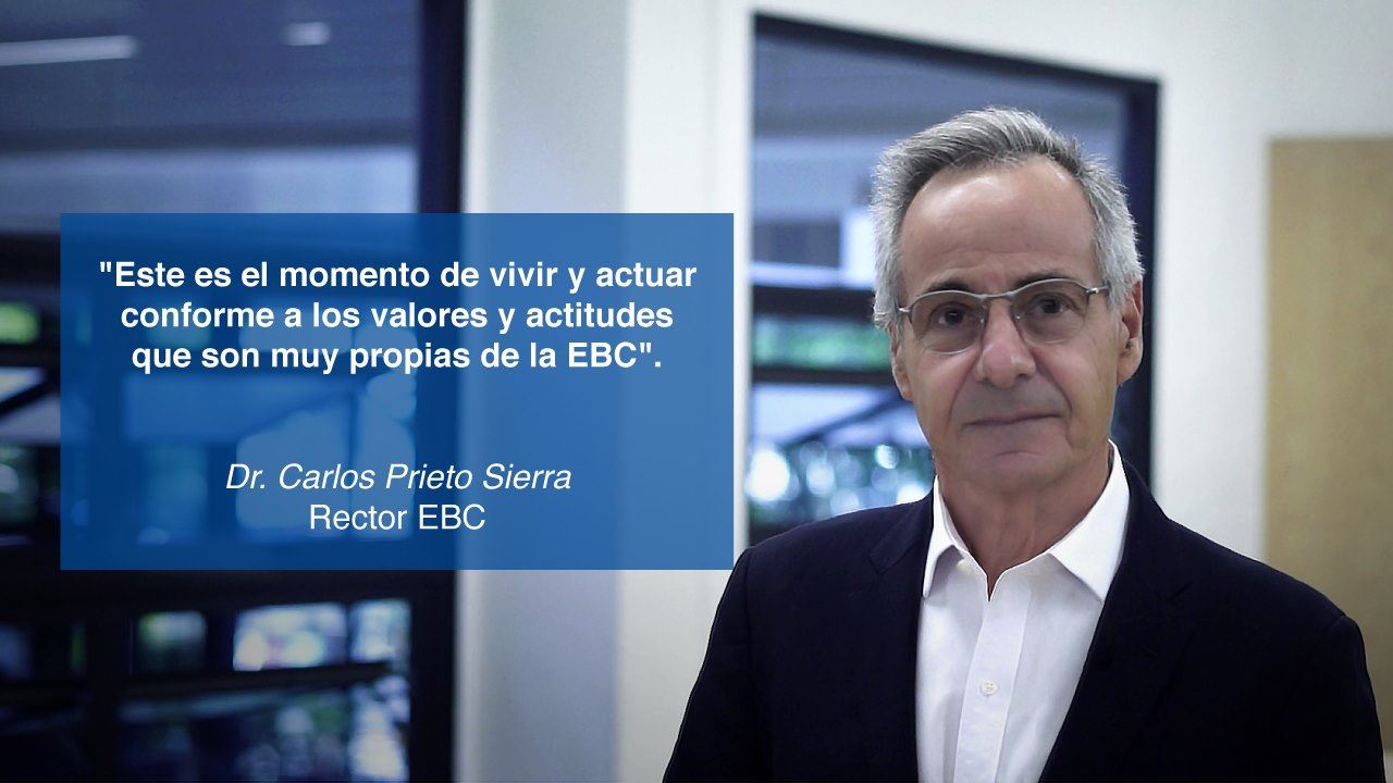 EBC invita a su comunidad a mantener la cultura institucional