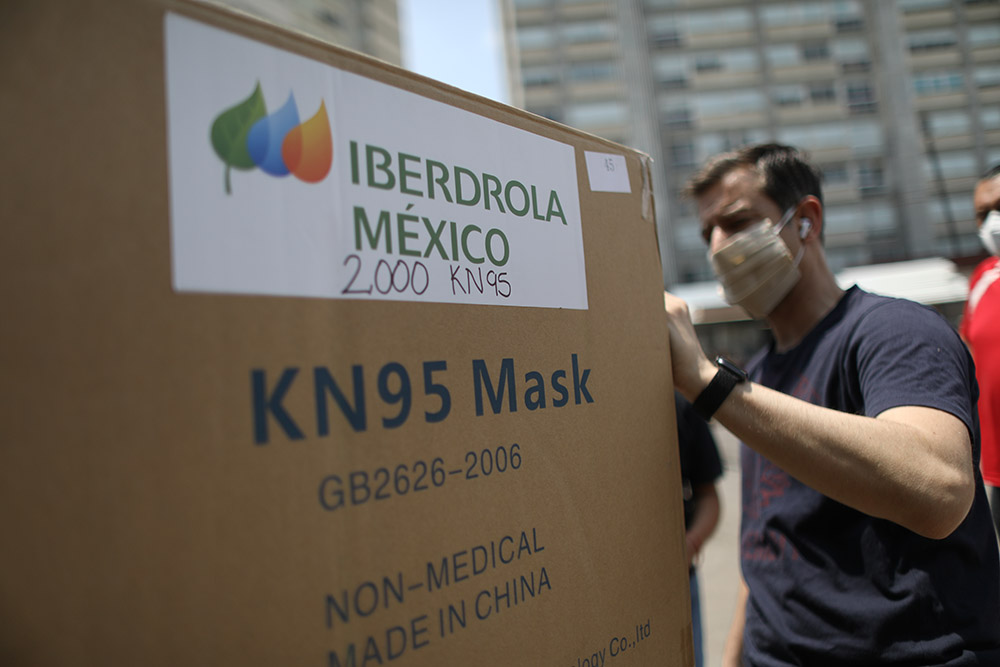 Iberdrola México dona ocho ventiladores y 600,000 unidades de material sanitario al gobierno de la CDMX