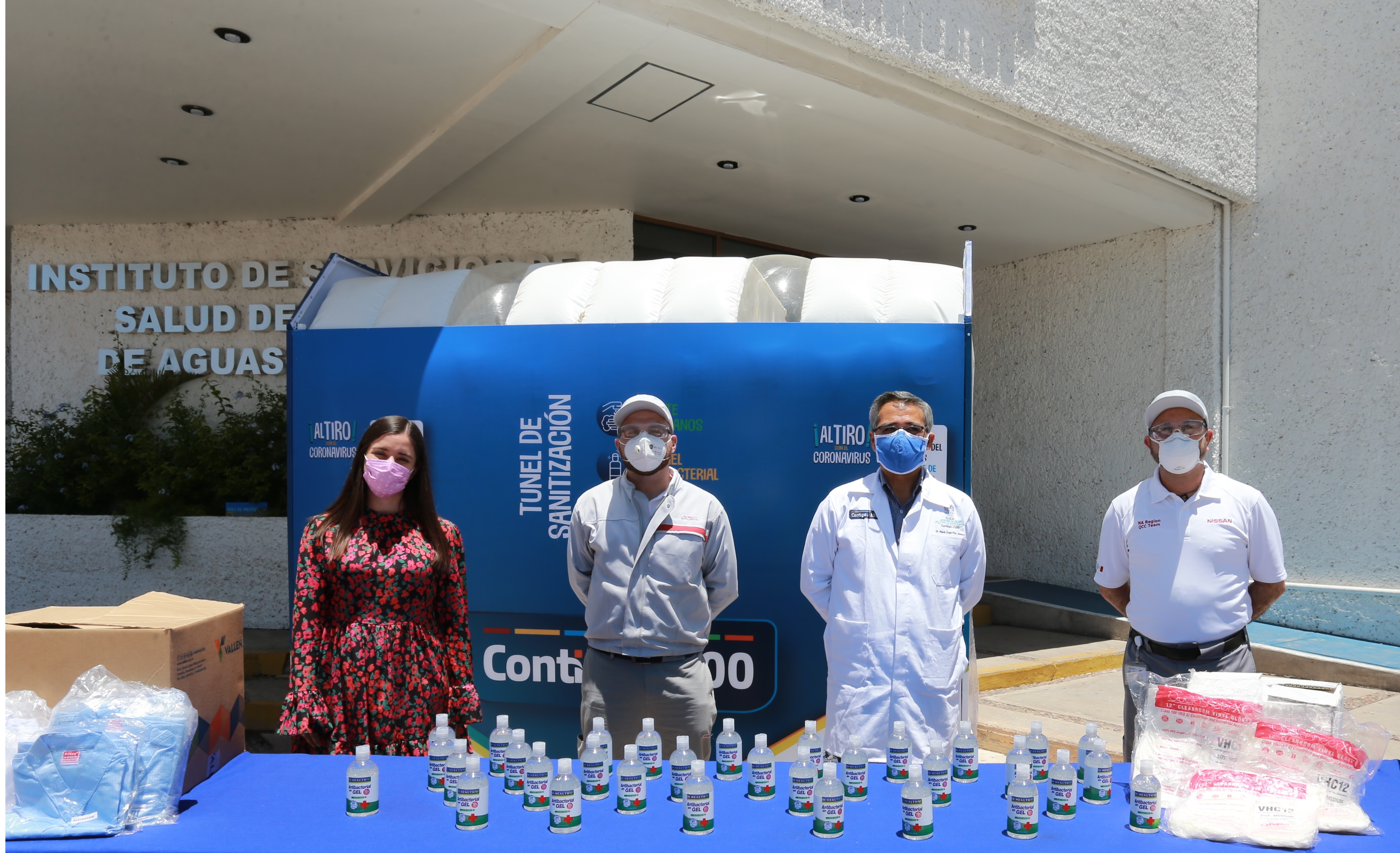 Nissan México fabrica máscaras de protección facial