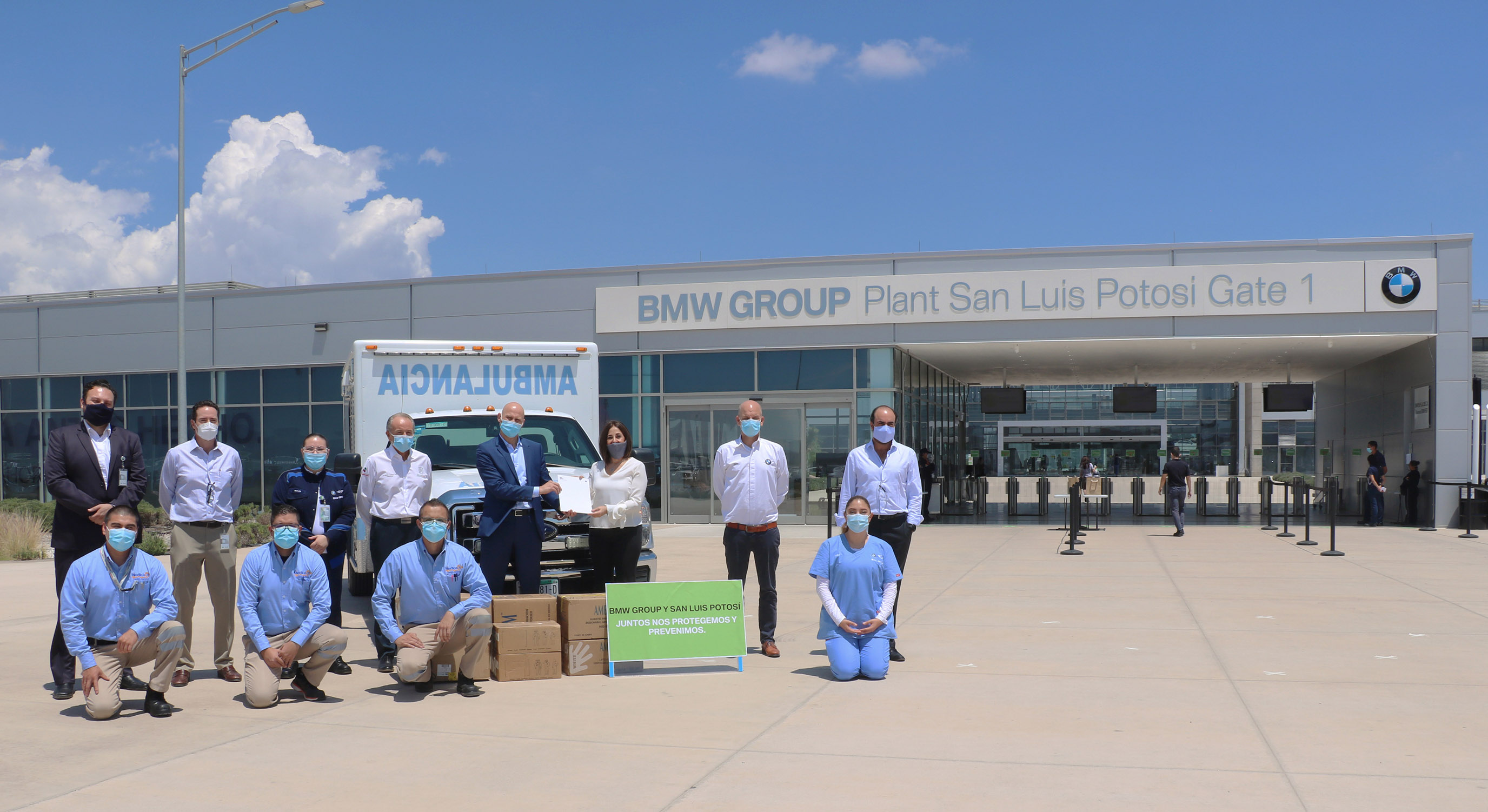 BMW Planta San Luis Potosí apoya a la comunidad médica de la región 