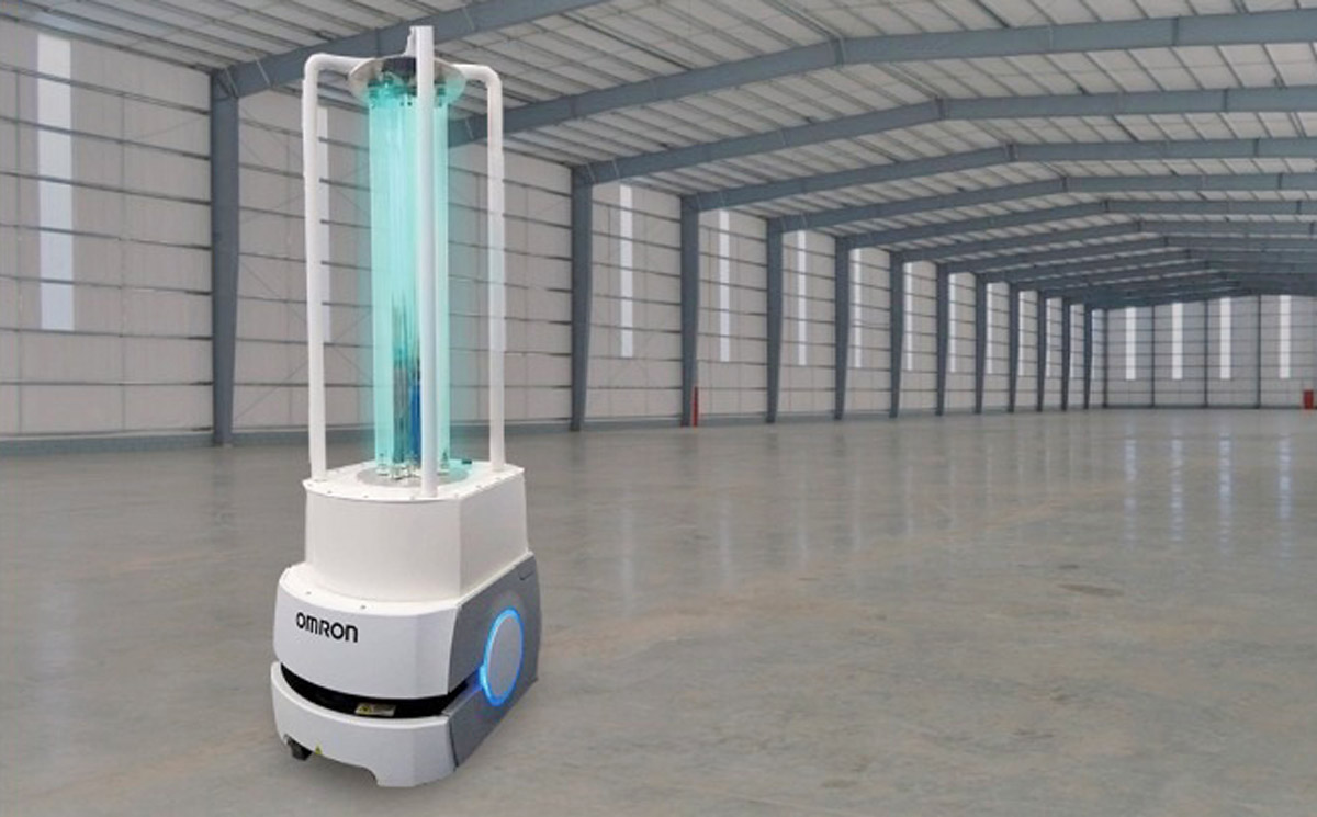 OMRON desarrolla robot sanitizador de manufactura mexicana