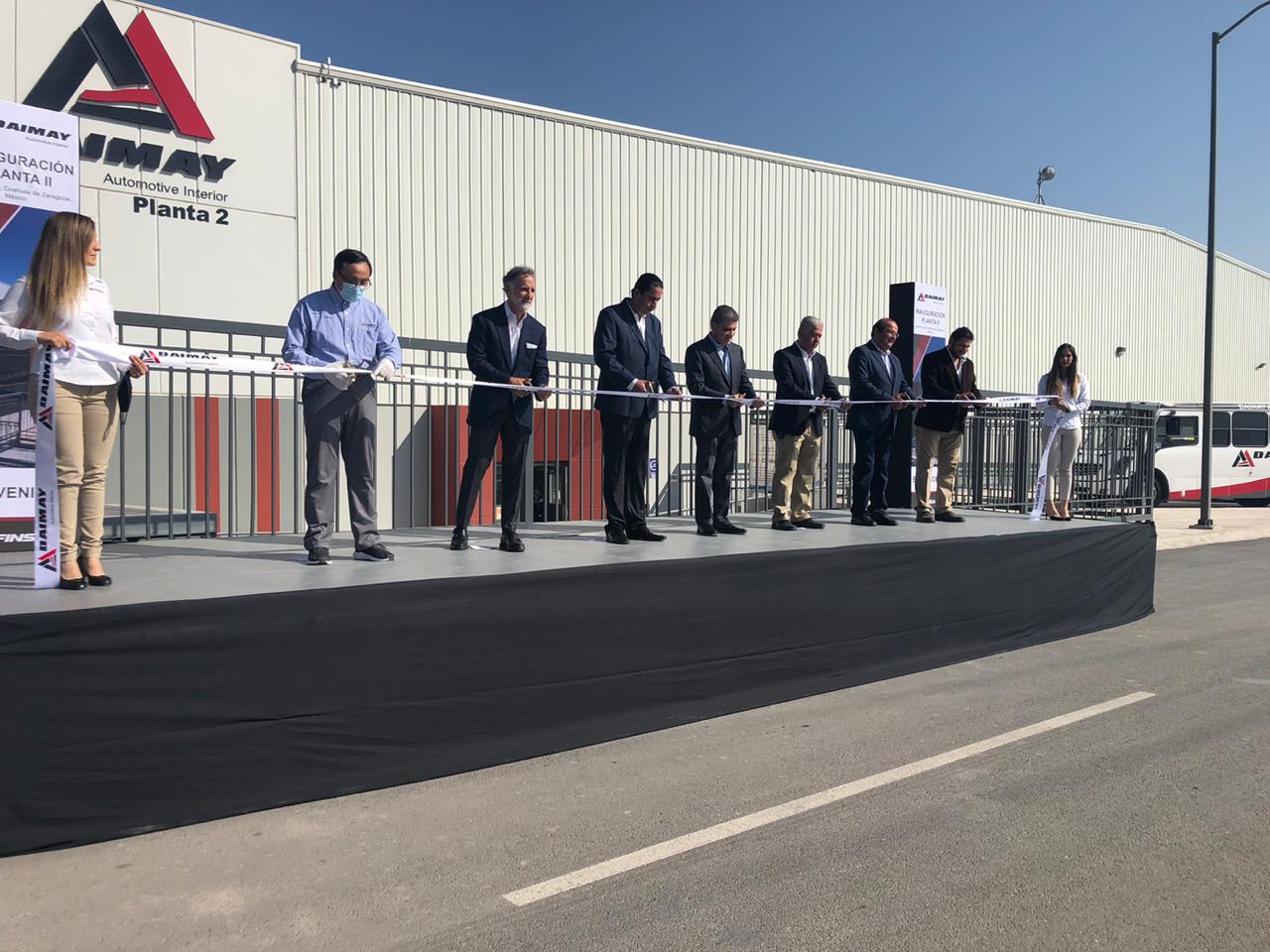 Daimay inaugura su segunda planta en Coahuila; anuncian nueva inversión de 30mdd
