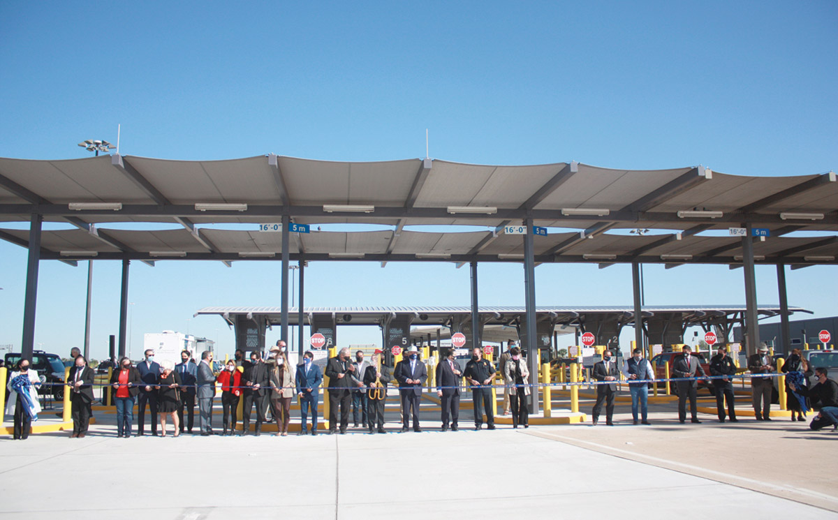 Autoridades a nivel binacional inauguran dos nuevos carriles en cruce internacional en Tamaulipas