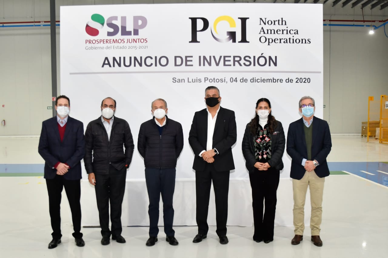 PGI invierte 540 mdp para instalar su planta en San Luis Potosí