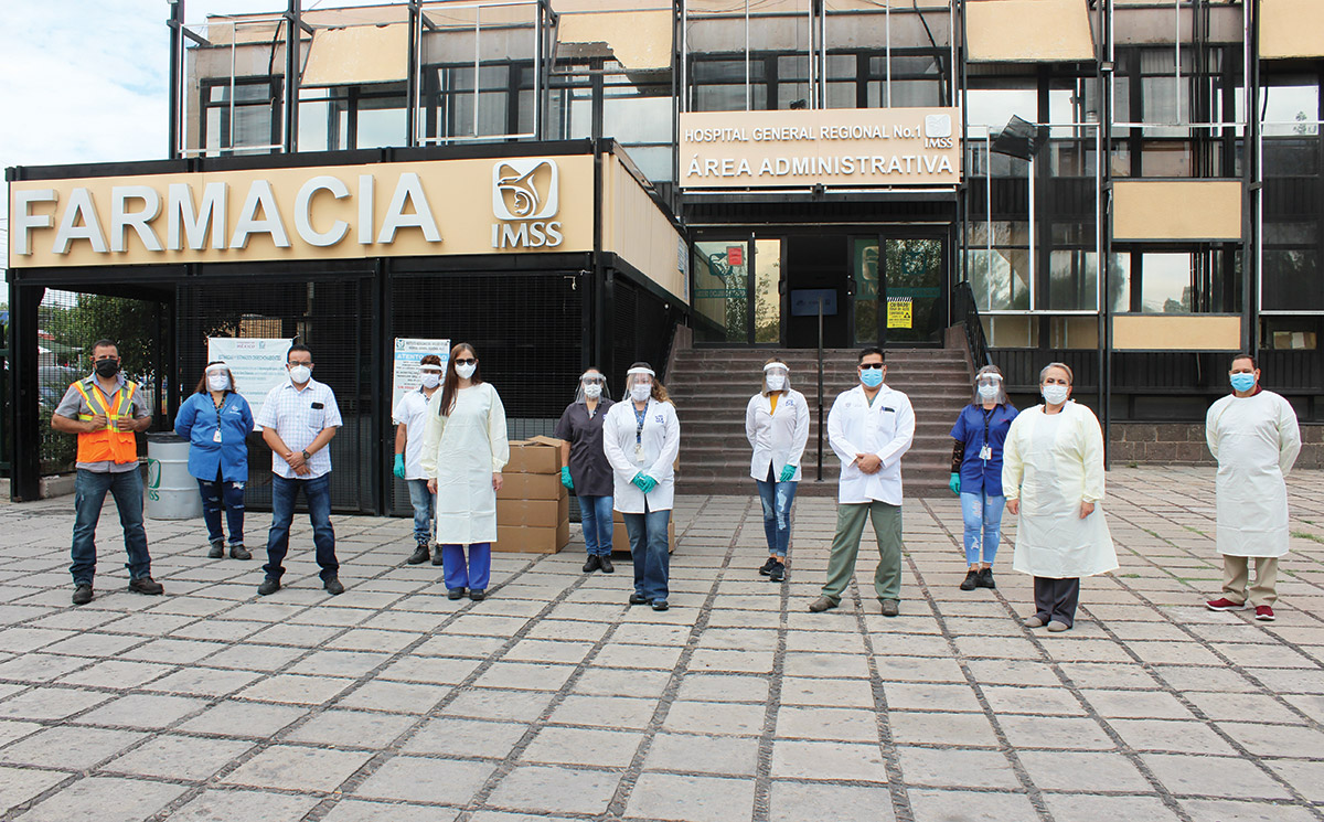 ZF fabrica y dona material de protección a hospitales de Chihuahua