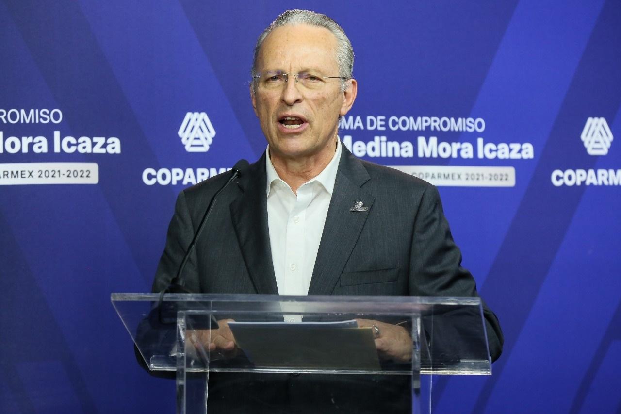 Coparmex pondrá su granito de arena para superar la crisis: Medina Mora
