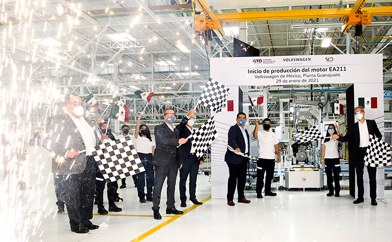 VW produce en Silao el motor más eficiente y dinámico de su línea de producción a nivel norteamérica