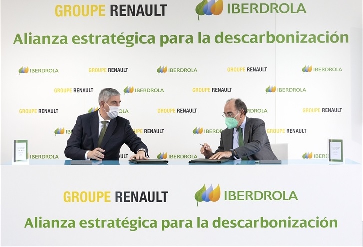 Renault confirma alianza con Iberdrola para alcanzar la huella de carbono cero en sus plantas