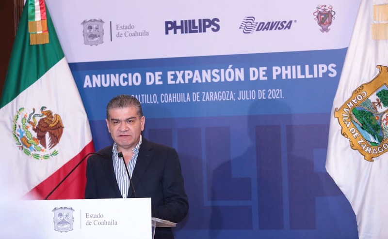 Phillips invertirá 20 mdd para expandir sus operaciones en Coahuila