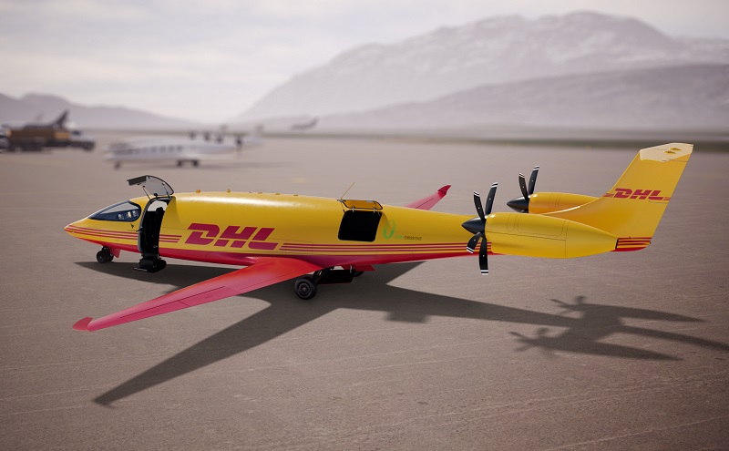 DHL Express adquiere 12 aviones e-cargo totalmente eléctricos de Eviation