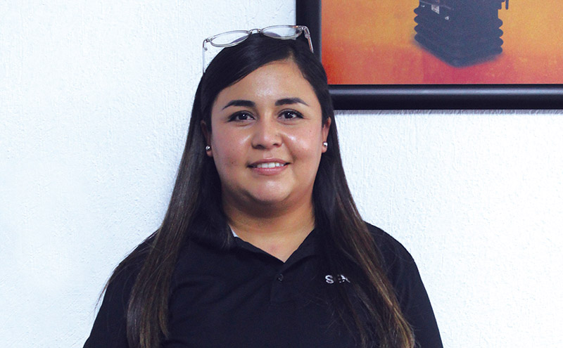 Gabriela Cerda Cuéllar, coordinadora del área de recursos humanos
