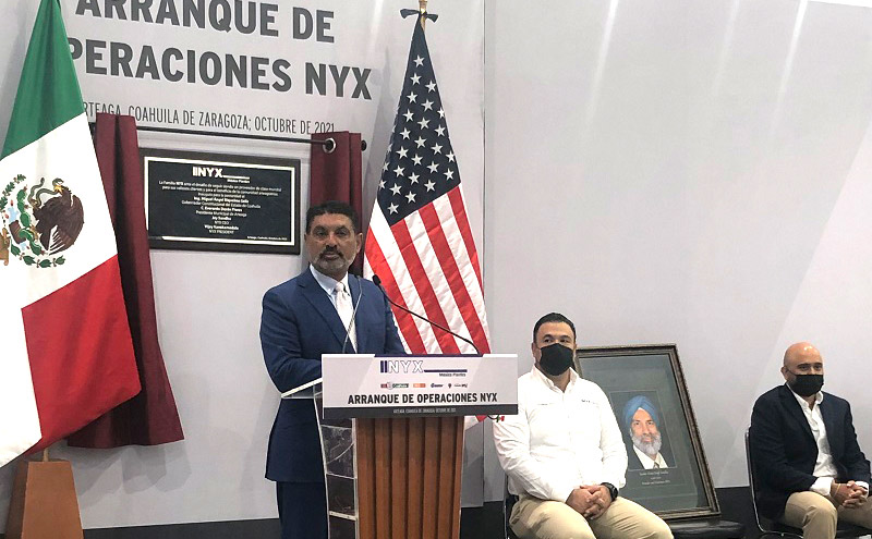 NYX México atenderá desde Coahuila el mercado de Estados Unidos