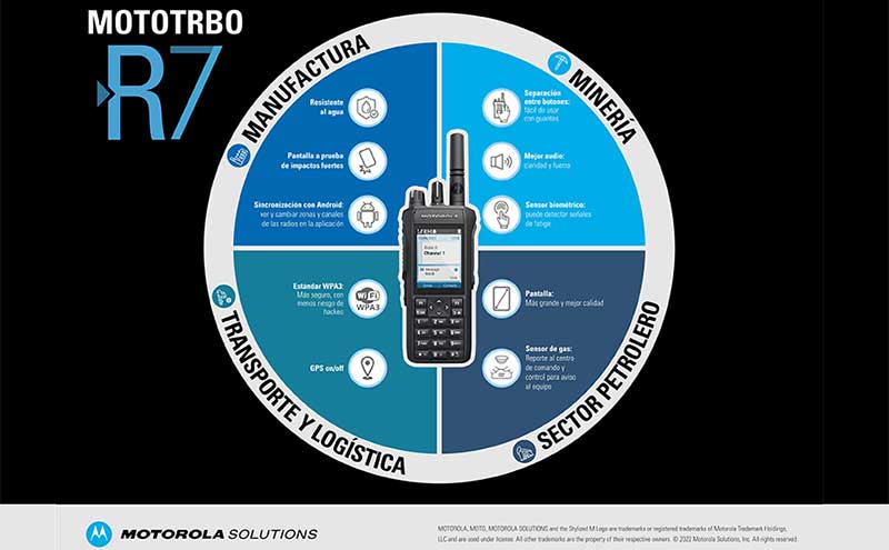 Motorola Solutions presenta nuevo radio para industria manufacturera 