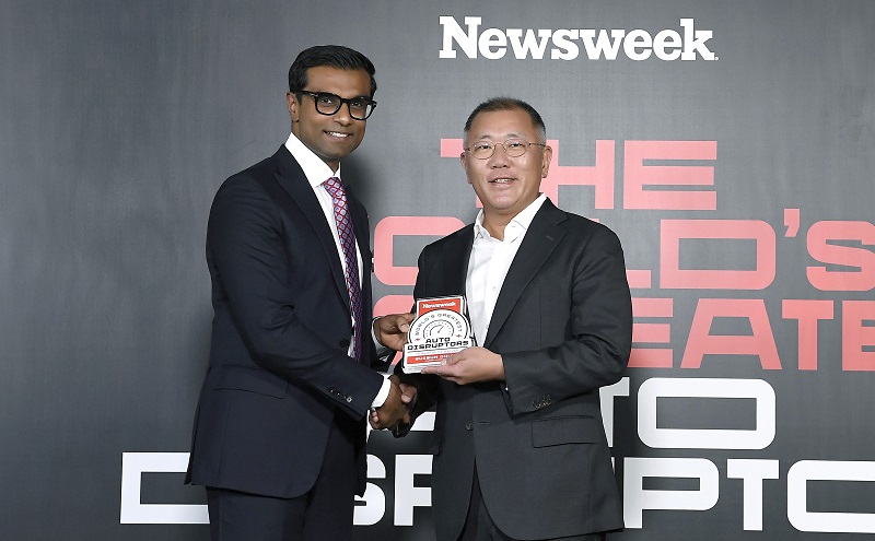 Euisun Chung, presidente ejecutivo de Hyundai Motor Group, fue nombrado "Visionario del año"