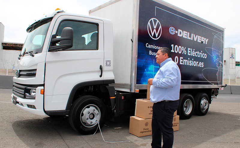 Volkswagen inició las pruebas en México del e-Delivery 14, un vehículo totalmente eléctrico