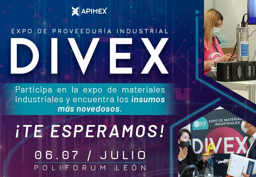 Exhibirá DIVEX proveeduría industrial para diversos sectores