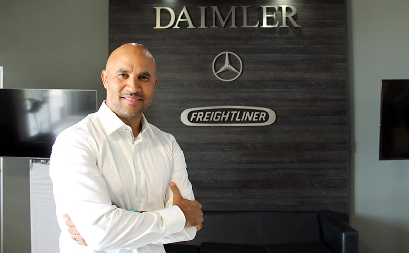 San Caraballo, director de post venta de Daimler Truck México