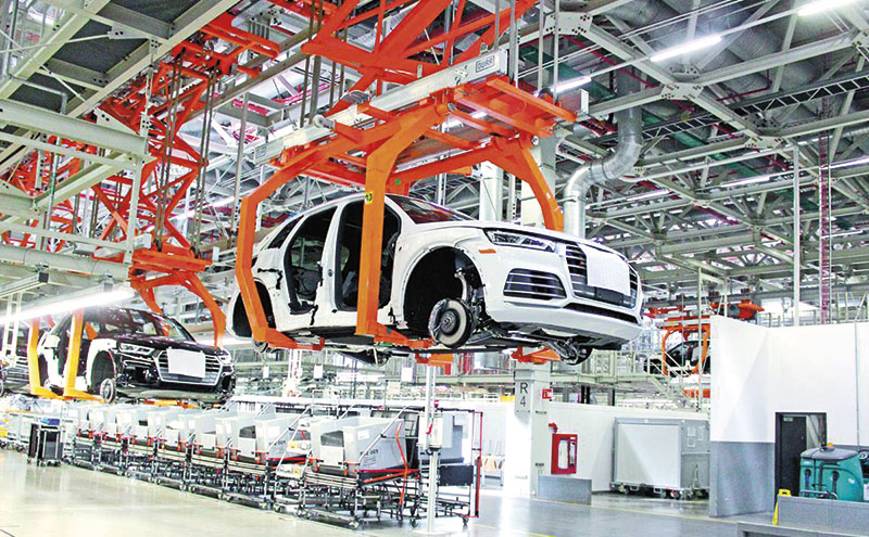 En la planta Audi México se produce el Audi Q5 en todos sus derivados (Audi SQ5, Audi Q5 TFSI y Audi Q5 Sportback) para todo el mundo, con excepción de China