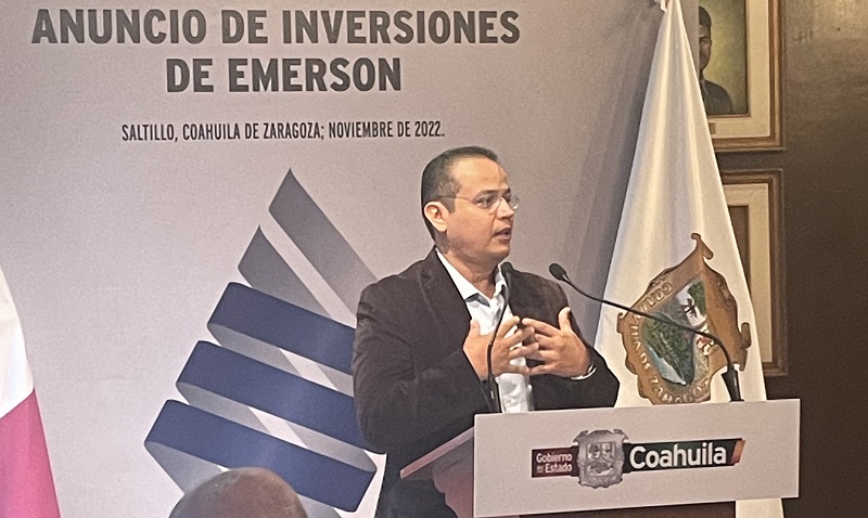 Emerson anuncia doble inversión en Coahuila; fabricarán compresores para aire acondicionado