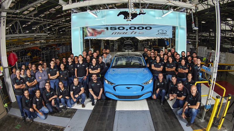 Ford ensambla la unidad 150,000 de Mustang Mach-E en su planta de Cuautitlán Izcalli