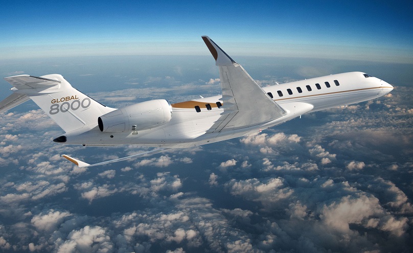 NetJets ordena 4 aeronaves de Global 8000 de Bombardier