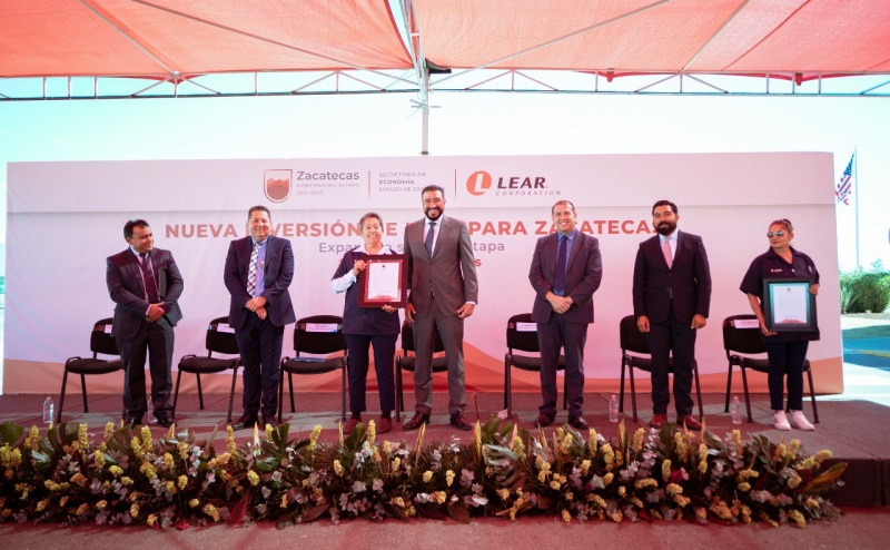 Lear Corporation anuncia expansión en su planta de Zacatecas; generará 600 empleos