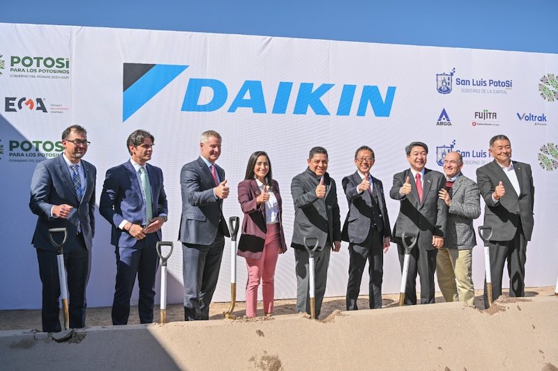 Daikin inicia la construcción de dos nuevas plantas en San Luis Potosí