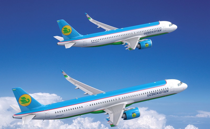 Uzbekistan Airways realiza pedido en firme por 12 aviones a Airbus
