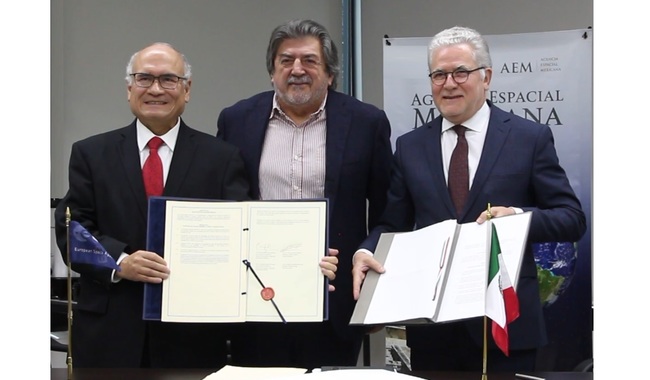 La Agencia Espacial Mexicana concreta una alianza con la Agencia Espacial Europea