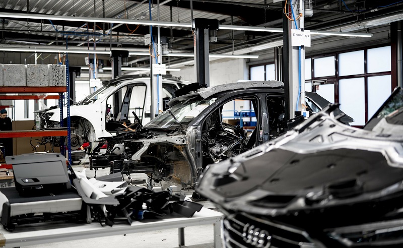 Proyecto MaterialLoop de Audi prueba la economía circular de los autos 