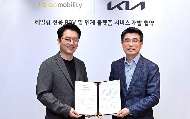 Kia desarrollará modelos de vehículos especialmente diseñados (PBV) que reflejen las necesidades de las propuestas de servicio de software proporcionadas por Kakao Mobility ,cuyo lanzamiento está previsto para 2025