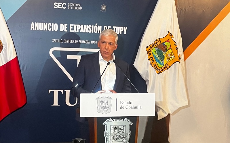 Tupy invierte en Coahuila para expandir sus operaciones