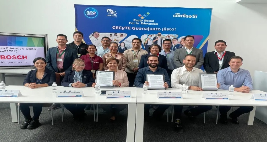 Bosch invertirá 1 mdd en un Centro de Formación Dual en Guanajuato