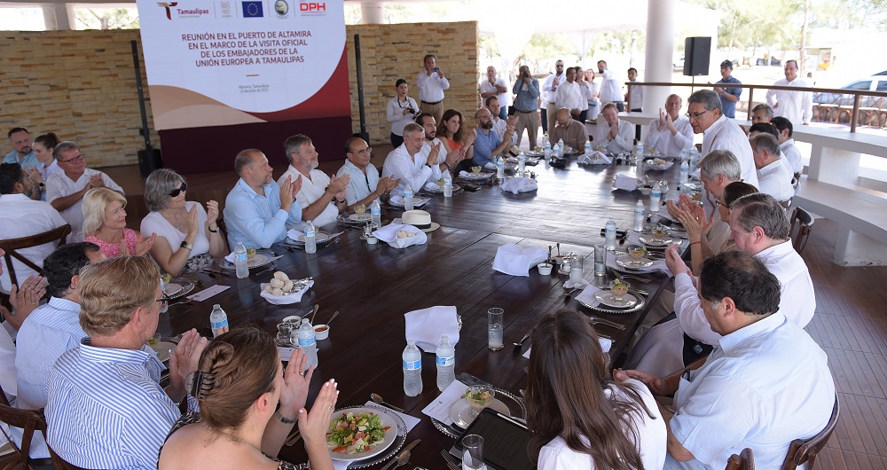 Embajadores europeos sostienen reunión en Tamaulipas, destaca interés para invertir en industrias