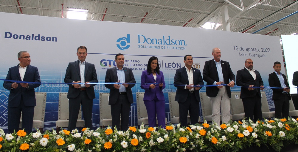 Donaldson inaugura su nueva planta en Guanajuato, la más grande en Latinoamérica