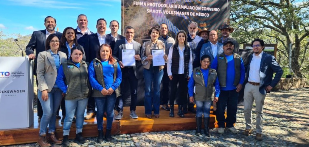 Volkswagen eligió a Guanajuato para la plantación del árbol un millón, gracias al trabajo coordinado que se realiza con ellos