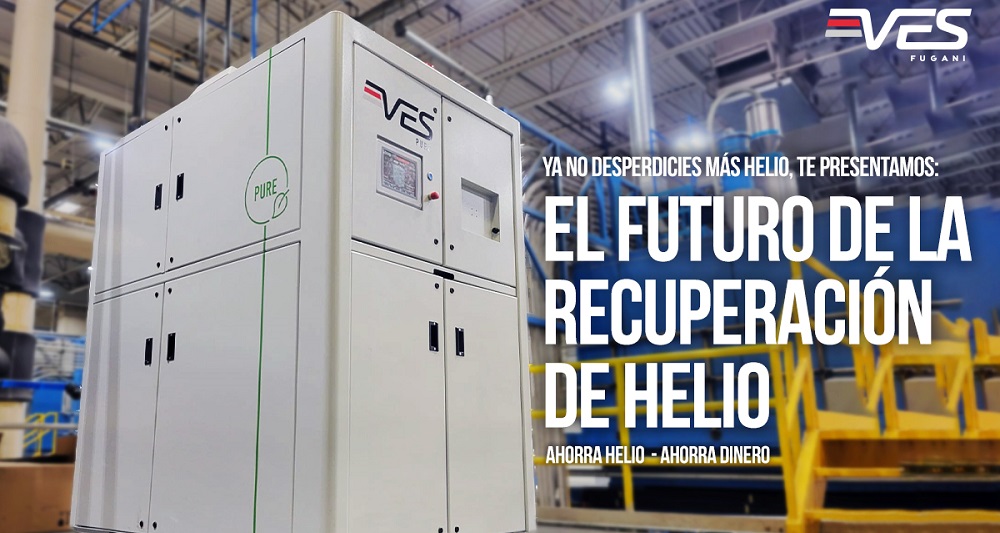 VES Global desarrolló una solución vanguardista: "PURE, el Revolucionario Recuperador y Purificador de Helio", un concepto único en el mercado