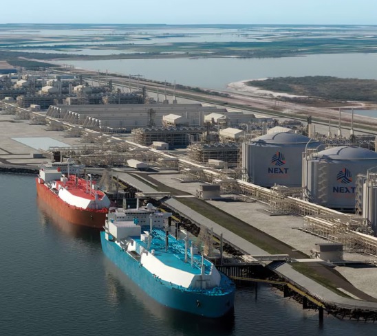 La nueva planta Rio Grande LNG de NextDecade se construye en Port of Brownsville