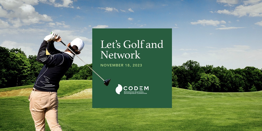 El torneo anual de golf 2023 de Codem se realizará el 18 de noviembre en River Bend Resort & Golf Club en Brownsville, Texas
