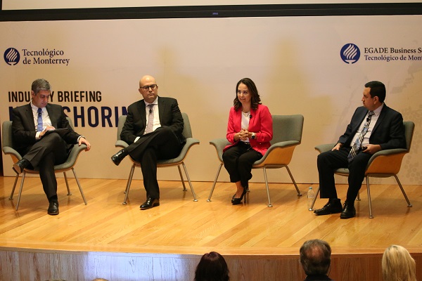Panel en presentación del reporte “Nearshoring: Retos y oportunidades para la integración y el fortalecimiento de las cadenas globales de valor en México”
