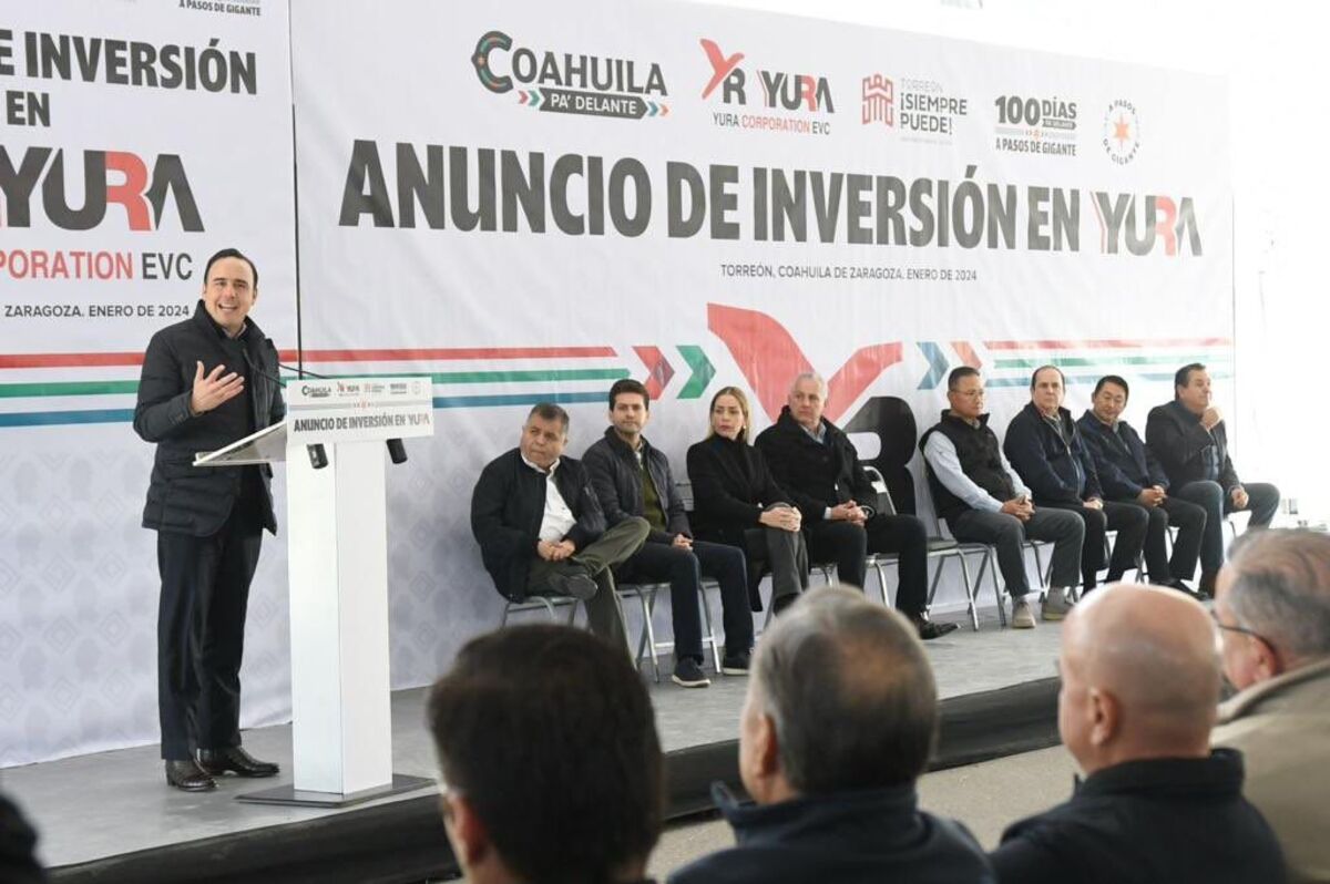 Anuncian expansión de la planta Yura EVC en Coahuila