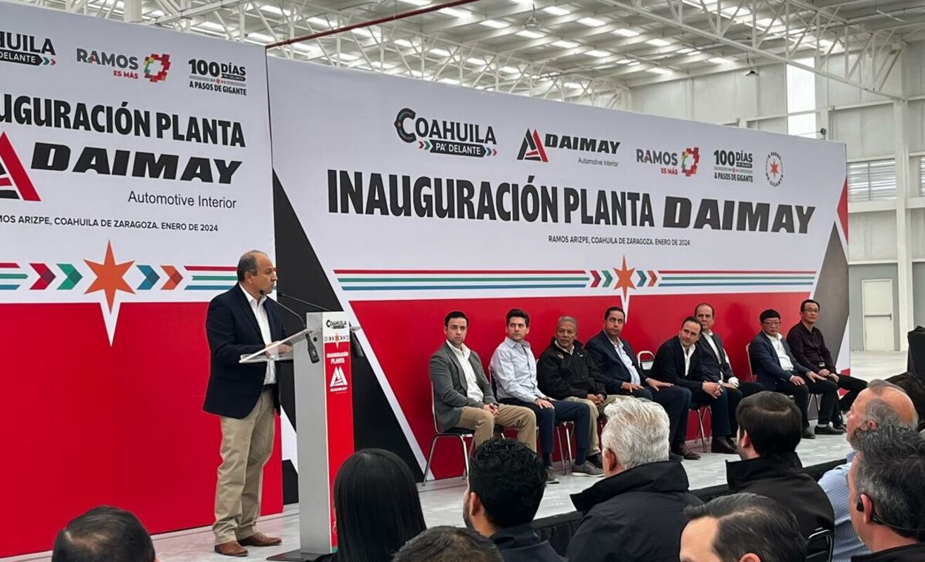 Daimay inaugura su quinta planta en Coahuila para atender el mercado de vehículos eléctricos