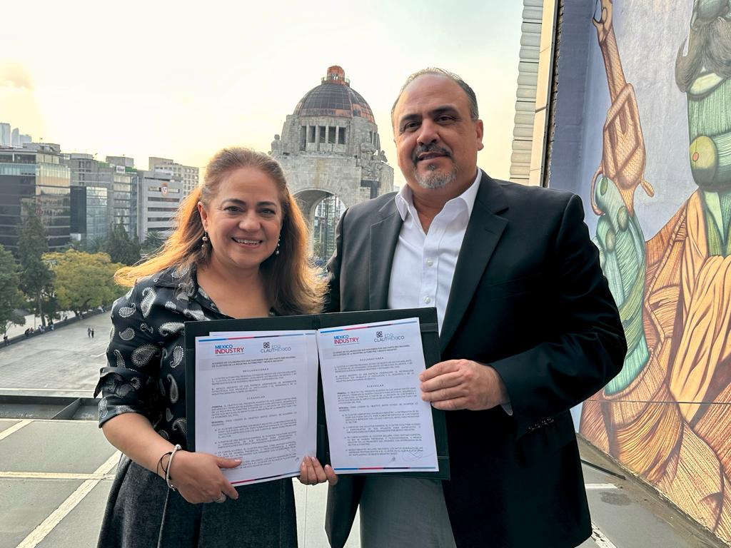 Firman Mexico Industry y Clautedomex convenio de colaboración: impulsarán industria automotriz