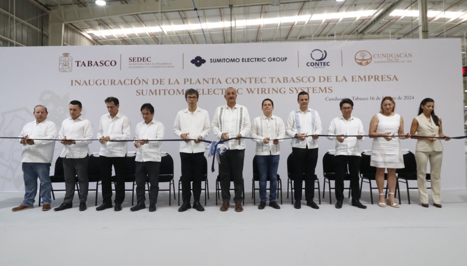 Inauguran primera planta automotriz de origen japonés en Tabasco