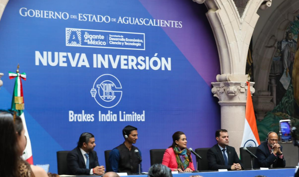 Invierte Brakes India 70 millones de dólares en Aguascalientes