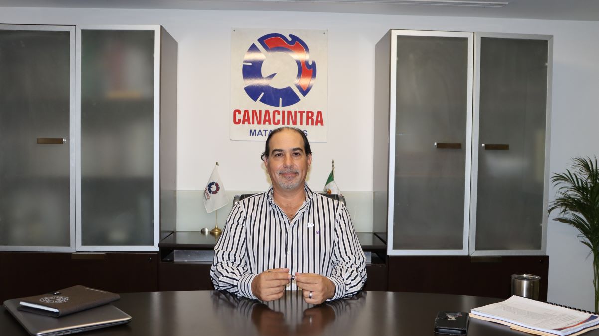 Oscar Macario Farías, nuevo presidente de Canacintra en Matamoros